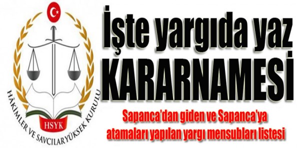 2014 YILI YAZ KARARNAMESİ YAYINLANDI