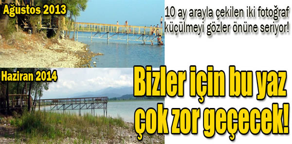 SAPANCA GÖLÜNDE 10 AY ÖNCE 10 AY SONRA