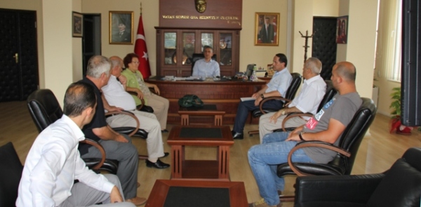 KENT KONSEYİ AZCAN'I ZİYARET ETTİ