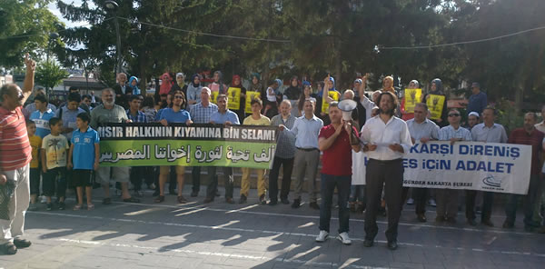 ÖZGÜR-DER MISIR DARBESİNİ PROTESTO ETTİ