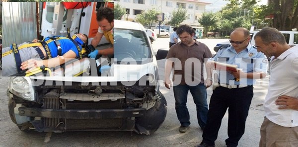 SAPANCA’DA TRAFİK KAZASI: 1 YARALI