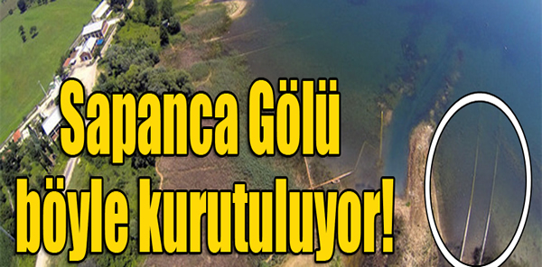 İŞTE GÖLÜ KURUTAN O BORULAR...
