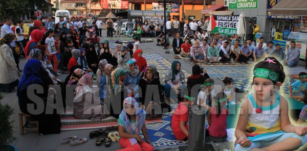 SAPANCA'DAN GAZZE'YE DESTEK