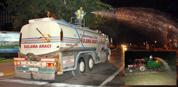 SAPANCA GÖLÜ SUYU İLE ÇİM SULANIYOR...