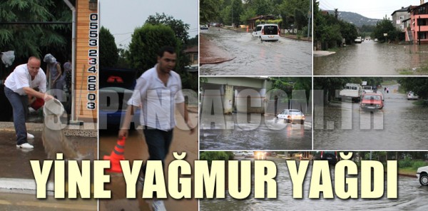 ALT GEÇİTLER SUYLA DOLDU, CADDELER GÖLE DÖNDÜ