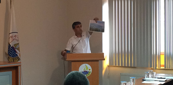 EYÜP ÖZEN DAĞLARDAKİ İNŞAATLARI SORDU