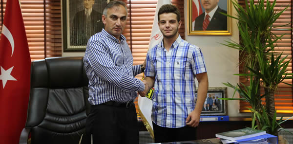 TÜRKİYE BİRİNCİSİ BAŞKAN YILMAZER’İ ZİYARET ETTİ