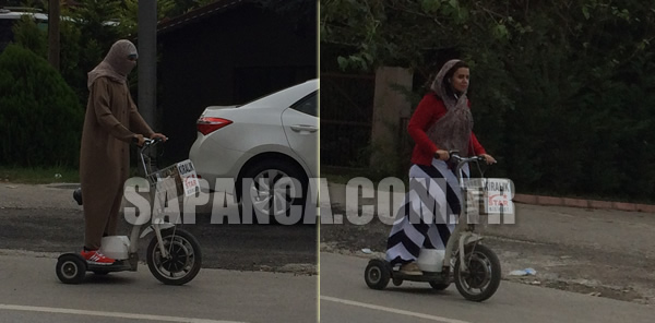 ARAPLARIN KADINLARIN SCOOTER KEYFİ