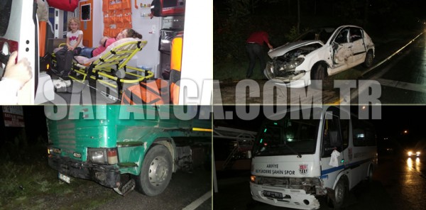 HATALI SOLLAMA KAZA GETİRDİ: 4 YARALI