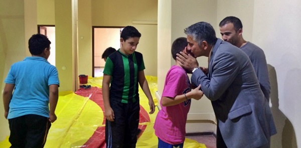 SAPANCA TELEKOM BİNASINDA GÜREŞÇİLER İÇİN SPOR SALONU AÇILDI