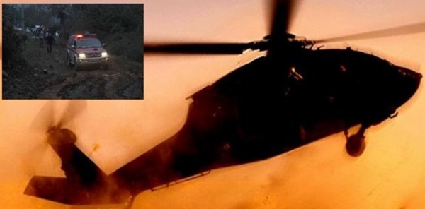 KAYBOLAN SİKORSKY TİPİ ASKERİ HELİKOPTERİN ENKAZINA ULAŞILDI