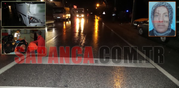 SAPANCA’DA TRAFİK KAZASI: 1 ÖLÜ