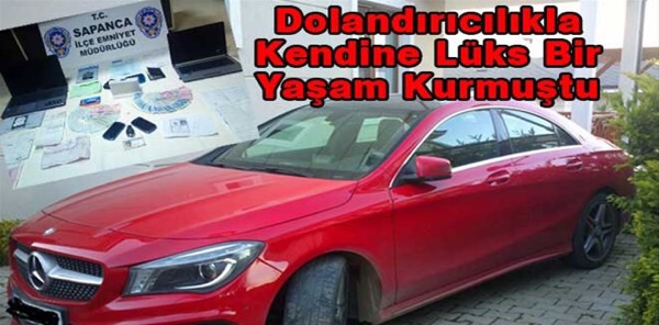 SANAL DOLANDIRICI LÜKS VİLLADA YAKALANDI