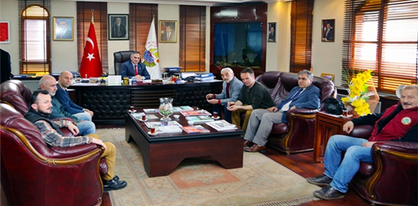 SAPANCA FOTOĞRAFÇILAR DERNEĞİ (SAFOD) BAŞKAN YILMAZER’İ ZİYARET ETTİ