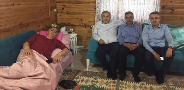 MİLLETVEKİLİ ALİ İNCİ’DEN, BAŞKAN YILMAZER’E GEÇMİŞ OLSUN ZİYARETİ