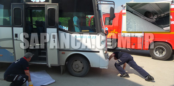 OTOBÜSÜN ALTINDA 70 KİLOMETRE GİTTİ