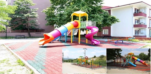 SAPANCA’DA YENİ ÇOCUK PARKLARI YAPILIYOR, ESKİYENLER YENİLENİYOR
