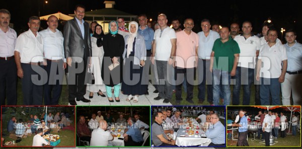 AK PARTİ SAPANCA’NIN İFTARINDA İZDİHAM YAŞANDI