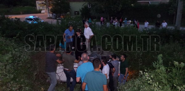 SAPANCA’DA TRAFİK KAZASI: 4 YARALI