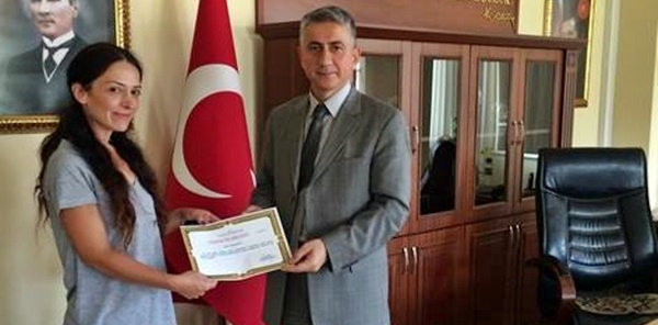 AZCAN'DAN NURAY ERSOY’A TEŞEKKÜR BELGESİ