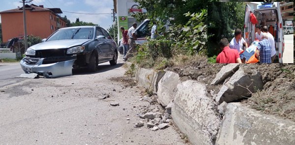 SAPANCA’DA MEYDANA GELEN TRAFİK KAZASINDA AYŞENUR BİBER YARALANDI