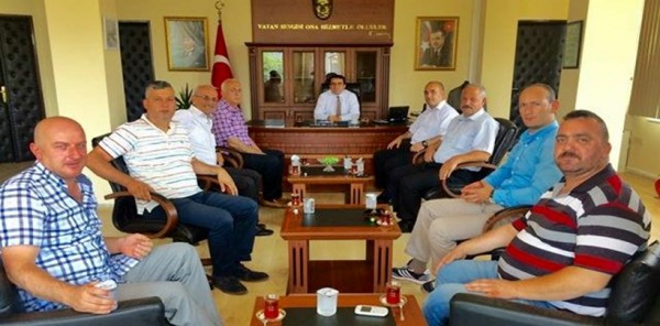 MAHALLE MUHTARLARINDAN KAYMAKAM YILDIRIM’A ZİYARET