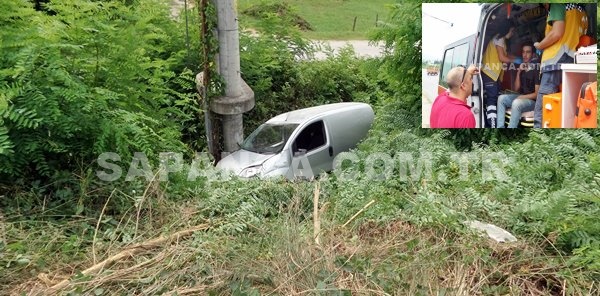 SAPANCA’DA ŞARAMPOLE UÇAN PANELVAN SÜRÜCÜSÜ NİHAT ÖZEN YARALANDI