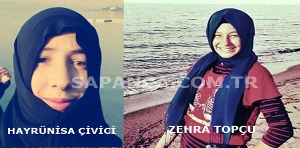 SAPANCA’DA İKAMET EDEN ZEHRA TOPÇU VE ARKADAŞI HAYRÜNİSA ÇİVİCİ  KAYIP