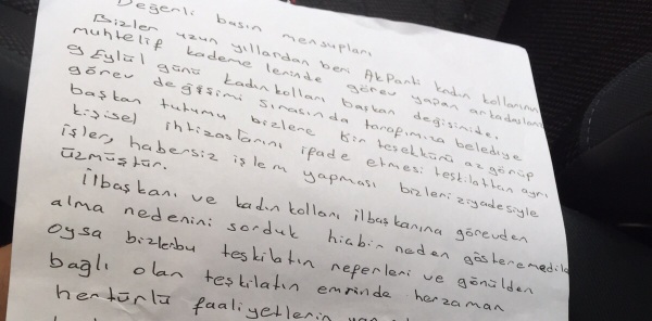 AK PARTİ ESKİ KADIN KOLLARI YÖNETİMİNDEN AÇIKLAMA