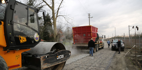 DEMİRYOLU CADDESİ’NE SOĞUK ASFALT