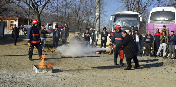SAPANCA MYO’DA YANGIN TATBİKATI