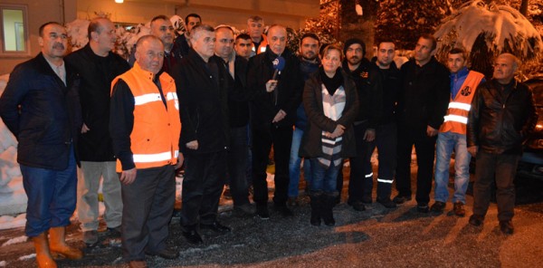 ATALAY, YENİ YILA SAPANCA'DA İŞÇİLERLE GİRDİ