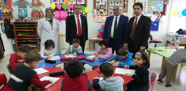 İLÇE MİLLİ EĞİTİM MÜDÜRÜ SAPANCA İLKOKULUNU ZİYARET ETTİ