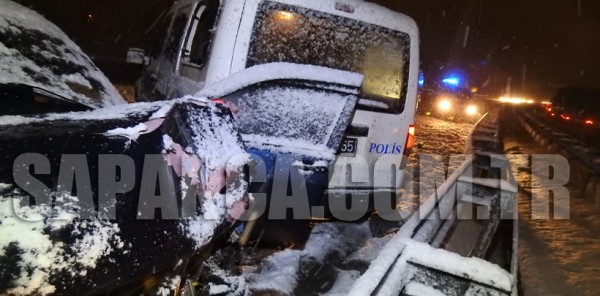 SAPANCA TEM SAVAŞ ALANINA DÖNDÜ