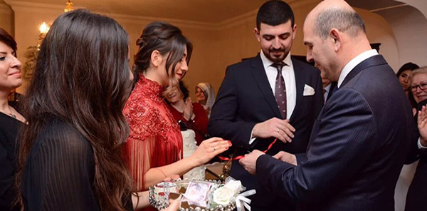 BAKAN SOYLU, SAPANCA’DA NİŞAN TÖRENİNE KATILDI