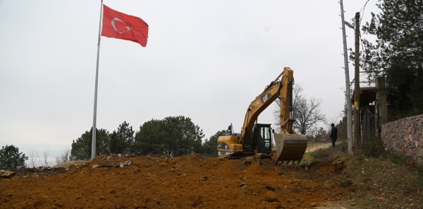 SEYİR TERASI'NDA ÇEVRE DÜZENLEMESİ BAŞLADI