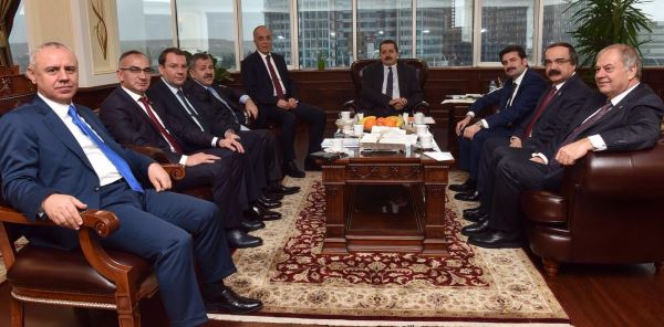 BAKAN ÇELİK’İ ANKARA’DA ZİYARET ETTİLER