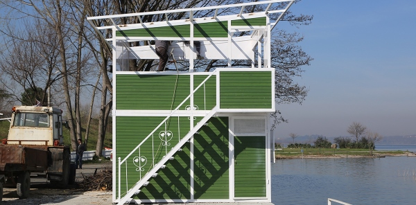 KÜREK YARIŞLARI İÇİN YENİ HAKEM KULESİ