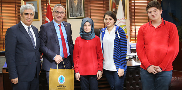 BAŞKAN YILMAZER’E TEŞEKKÜR ZİYARETİ