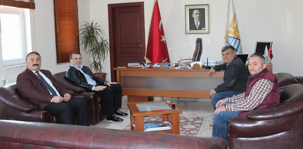 İBRAHİM USLU, İSMAİL KARAKULLUKÇU’YU ZİYARET ETTİ