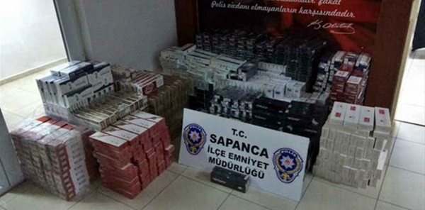 BU KEZ İSTANBUL'DAN KAÇAK SİGARA GELDİ