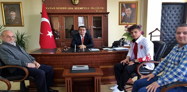 ŞAMPİYON'DAN KAYMAKAM YILDIRIM’A ZİYARET