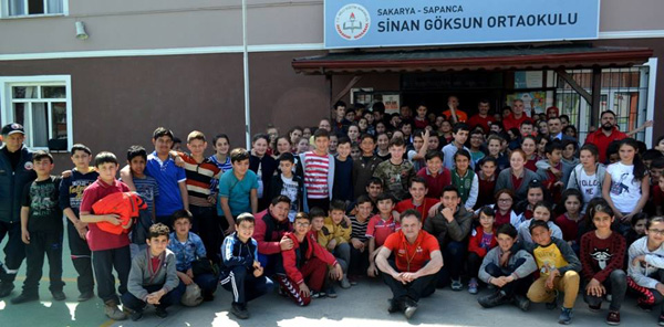 SAPANCA'DA MİNİKLERE AFET EĞİTİMİ