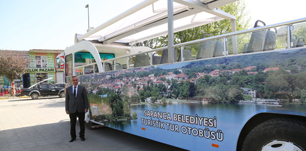 ÜSTÜ AÇIK TUR OTOBÜSÜMÜZ GELDİ