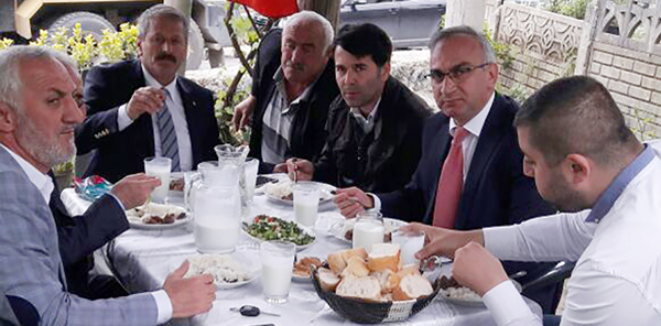 BAŞKAN YILMAZER VE EKİBİNE TEŞEKKÜR