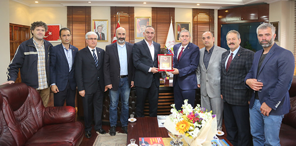 ASKF’DEN BAŞKAN YILMAZER’E ZİYARET