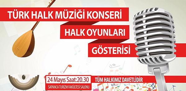 TÜRK HALK MÜZİĞİ KONSERİNE DAVETLİSİNİZ