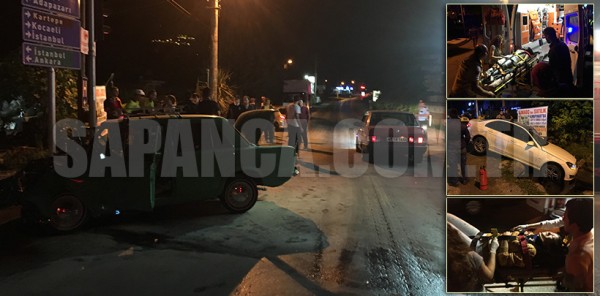 SAPANCA’DA TRAFİK KAZASI