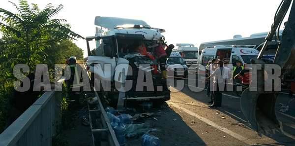 TEM’DE KAZA 1 ÖLÜ, 1 YARALI