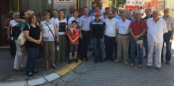 CHP SAPANCA TAKSİM MİTİNGİNE KATILDI